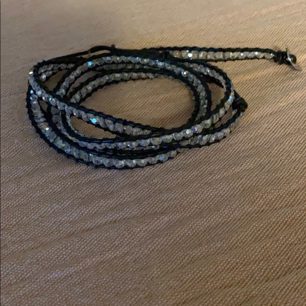 Victoria Emerson Black Wrap Bracelet